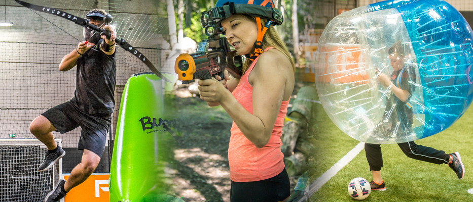 Lille Bubble Foot et Archery Tag image 1