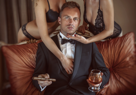 VIP Lounge in a Strip Club