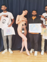 Dessin de modèle vivant nu Dublin