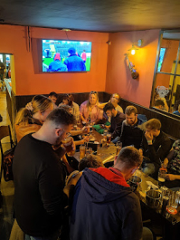 Diner au café des sports Prague