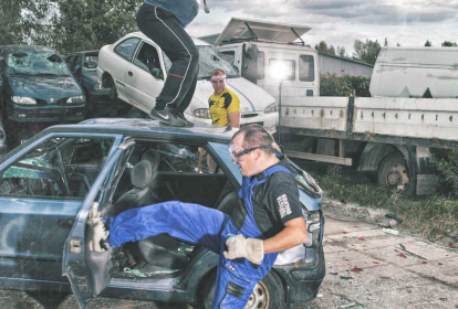 Prague Destruction de voiture image 5