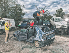 Prague Destruction de voiture image 3