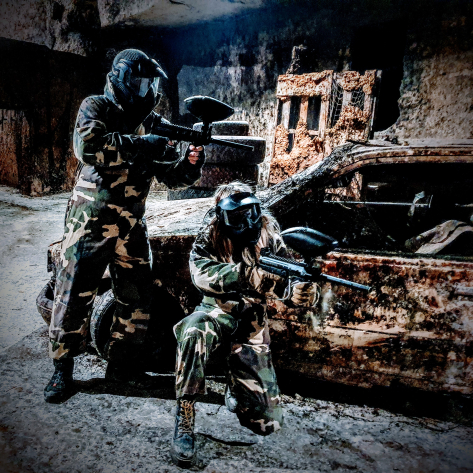 Paintball en Intérieur avec munitions illimitées