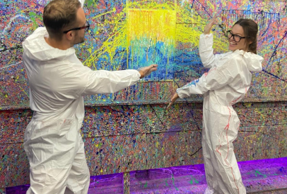 Cologne Action Painting image 3