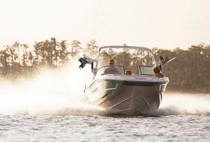 Vienne Pilotage d'un bateau à moteur sur le Danube image 2