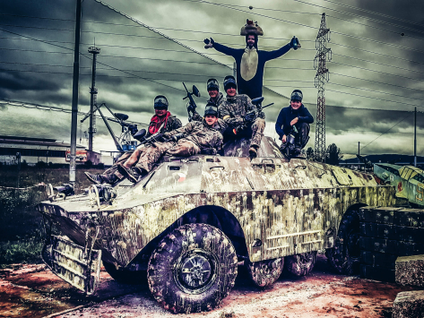 Paintball en extérieur avec munitions illimitées