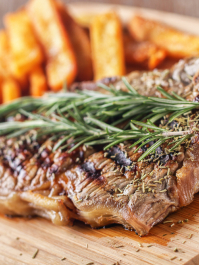Repas steak et bière Berlin