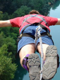 Faux saut à l'élastique Prague